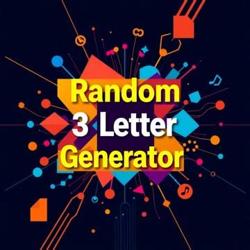 3 digit code generator|random 3 letter generator.